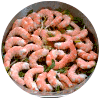 Salade soja, crevettes, mangue, avocat