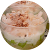 Tartare de Saint Jacques, avocat et concombre
