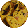 Cake carotte et jambon cru parfum  l'orange