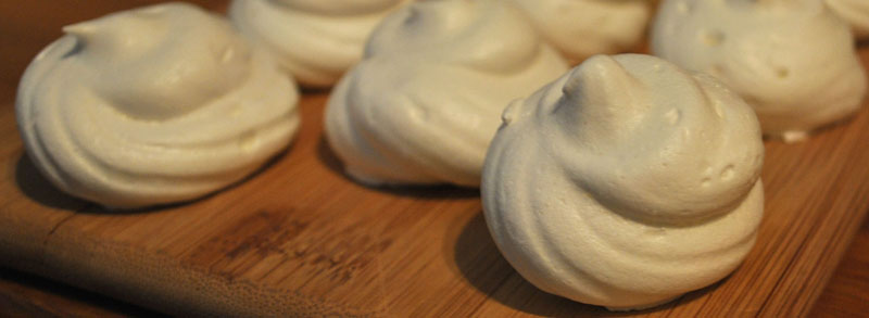 Comment utiliser des blancs d'uf 2me partie : les meringues