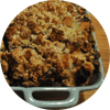 Crumble de potimarron, poireaux et tutti quanti au sarrasin
