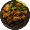 Salade tide de lentille aux moules