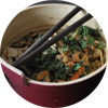Pad tha poulet et tofu