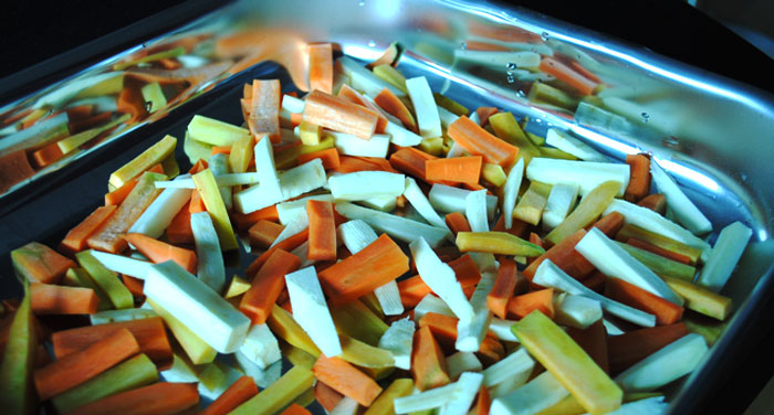 Comme un couscous de chou fleur aux lgumes rtis